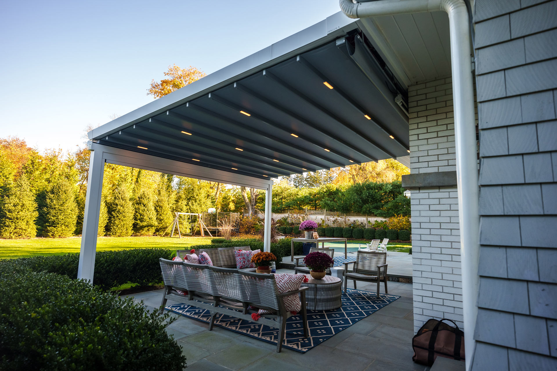 Project Alfageme, Westport, CT Pergola Roof